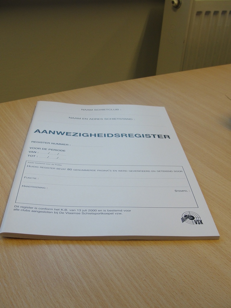 Aanwezigheidsregister